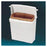 Rubbermaid Can Trash Plastic Tight-Fitting Lid White Rectangle Ea - RUBB6140