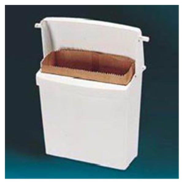 Rubbermaid Can Trash Plastic Tight-Fitting Lid White Rectangle Ea - RUBB6140