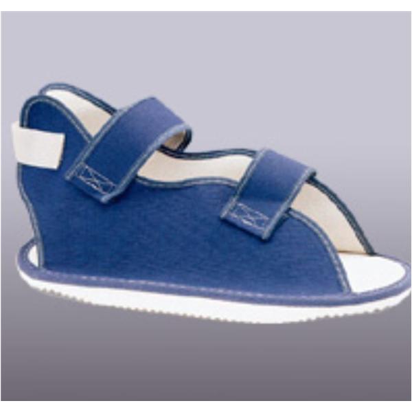 BSN Medical Shoe Cast Canvas Navy Blue Rocker Sole 13.5X5-5/8" Size X-Large Ea - 43-101709