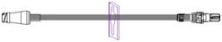 ICU Medical - Extension Set 7 Inch Tubing 1 Port 0.39 mL Priming Volume DEHP-Free - MC33131