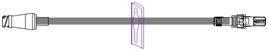 ICU Medical - Extension Set 7 Inch Tubing 1 Port 0.39 mL Priming Volume DEHP-Free - MC33131