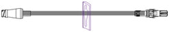 ICU Medical Extension Set 7 Inch Tubing 1 Port 0.39 mL Priming Volume DEHP-Free - C33131