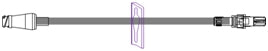 ICU Medical Extension Set 7 Inch Tubing 1 Port 0.39 mL Priming Volume DEHP-Free - C33131