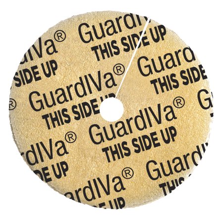 GuardIVa - Antimicrobial Hemostatic Dressing Disc CHG (Chlorhexidine Glutonate) / Sponge 1 Inch Disk with 4.0 mm Hole Diameter Sterile - FP-23-AD008