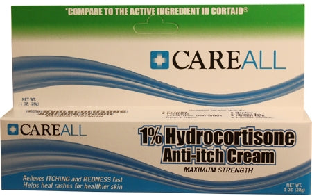 New World Imports CAREALL Itch Relief CareAll 1% Strength Cream 1 oz. Tube - HYD1