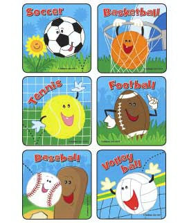 Medibadge 90 Per Unit Sport Ball Action , Assorted Sticker - 2874P
