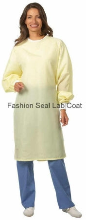 Fashion Seal Uniforms Fashion Shield Protective Procedure Gown 3X-Large Unisex Yellow - 523-3XL