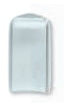 Key Surgical Instrument Tip Protecting Cap 0.360 X 0.75 Inch, Clear, Skin Hook Cap, Double Prong, 7 mm Apart - 38421