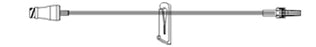 ICU Medical Extension Set 8 Inch Tubing 1 Port 0.26 mL Priming Volume DEHP-Free - B33410