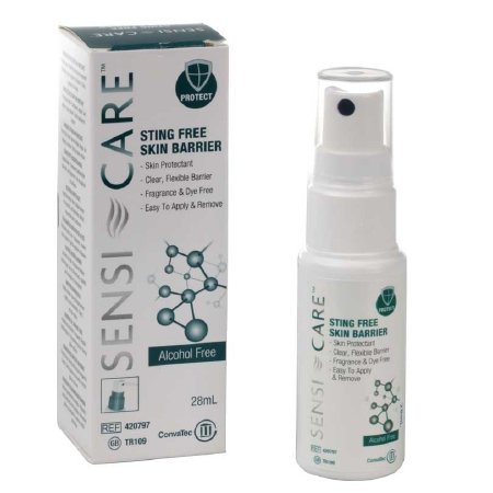 Convatec Sensi-Care Sting Free Skin Protectant 0.95 oz. Spray Bottle Unscented Liquid CHG Compatible - 420797