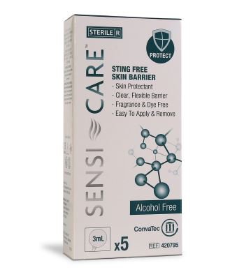 Convatec Sensi-Care Sting Free Skin Protectant 3 mL Foam Applicator Unscented Liquid CHG Compatible - 420795