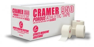 Cramer Products Cramer 950 Athletic Tape Porous Cotton 2 Inch X 15 Yard White NonSterile - 282102