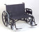 Regency XL 2000 Heavy Duty - Bariatric Wheelchair Dual Axle Full Length Arm Swing-Away Elevating Legrest Black Upholstery 32 Inch Seat Width Adult 700 lbs. Weight Capacity - 67322050