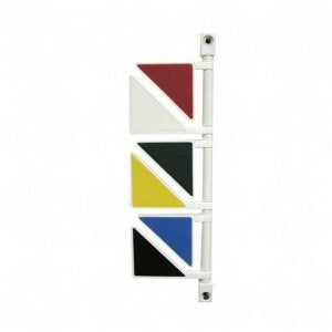 Unimed - Midwest Exam Room Signal Flag Wall Mount 3-Flag - DRSC024503H