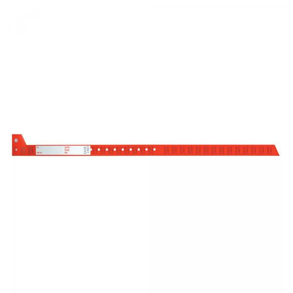 Precision Dynamics Corp. Wristband Blood Secureline Red Adult 150/Case - 2403-16-PDB