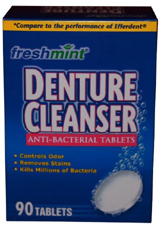 New World Imports Freshmint Denture Cleaner Tablet - DENT90