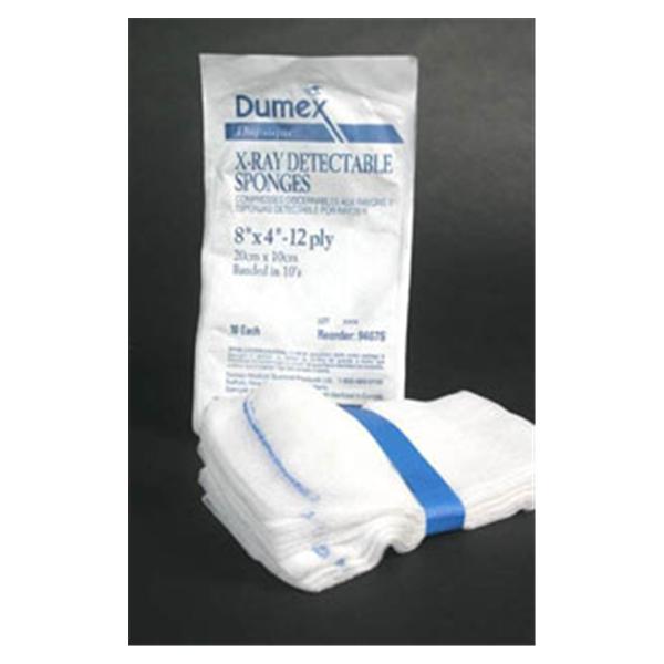 Integra LifeSciences Corp Dressing Gauze Dupaque Cotton 4X4" 16 Ply X-Ray Detectable 128X10 - 9464S