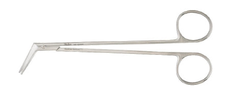 Miltex Vascular Scissors  Debakey-Potts 6-1/4 Inch Length Or Grade German Stainless Steel Nonsterile Finger Ring Handle Angled 60° Blades Blunt Tip / Blunt Tip - 25-1240C