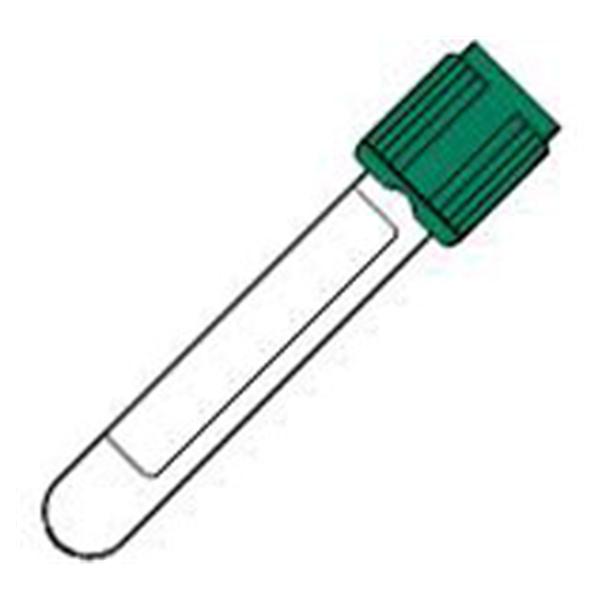 Becton-Dickinson Tube Venous Blood Collection Vacutainer 4Ml 13X75Mm Plstc Sod Hep 68 Grn 100/Pk, 10 Pk/Ca - 367871