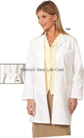 Fashion Seal Uniforms Lab Coat White X-Small Long Sleeves Knee Length - 444 XS