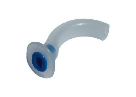 Portex - Oropharyngeal Airway Guedel 50 mm Length Dark Blue / Clear Infant - 100/322/050