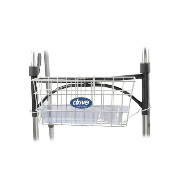 Drive Medical Designs Basket Walker Wire White Ea - 10200B