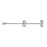 Icu Medical Iv Extension Set 6" T-Connector Injection Site Primary Infusion 50/Case - B1913