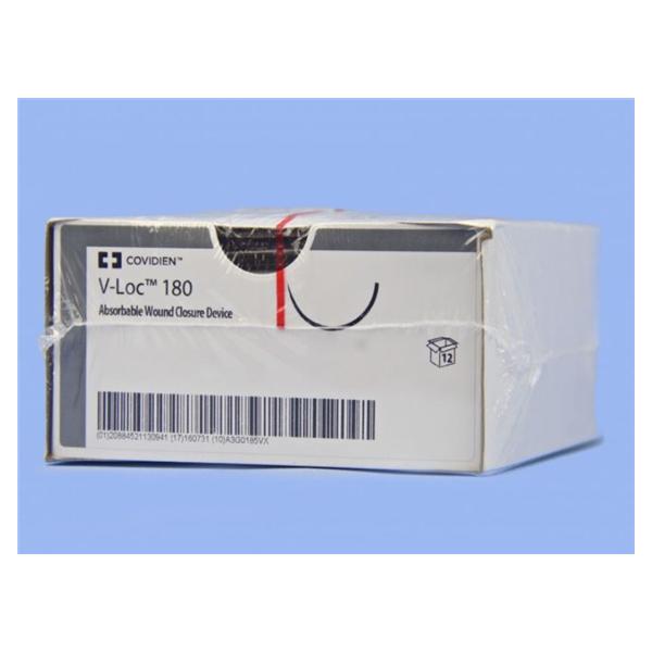 Medtronic MITG-Covidien Suture 0 Polyglyconate Gs-21 V-Loc 180 Green 12" Barbed Absorbable 12/Ca - VLOCL0316