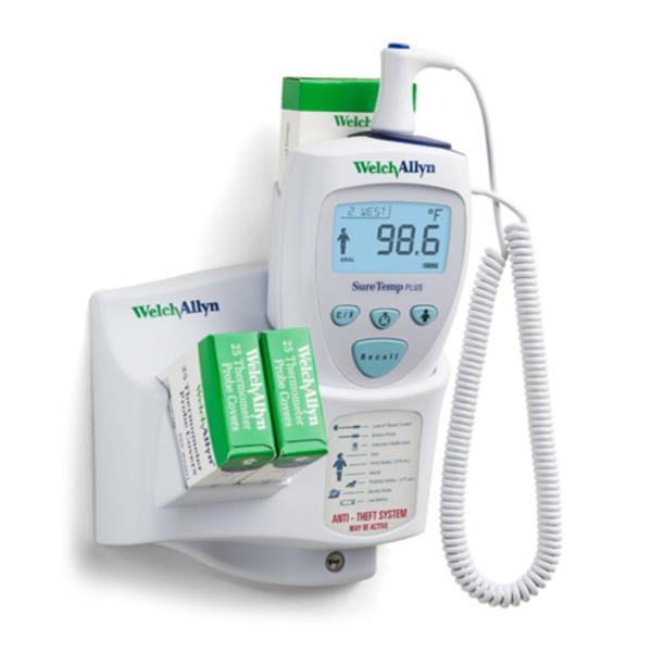 Welch-Allyn Thermometer Digital Suretemp Plus 692 Dual Scale Wall Mount Oral Probe Ea - 01692-200