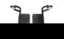 Blue Streak - Wheelchair Footrest Set For BLS18FBD-SF Wheelchair with Flip Back Desk Arms - STDS4S22SF