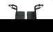 Blue Streak - Wheelchair Footrest Set For BLS18FBD-SF Wheelchair with Flip Back Desk Arms - STDS4S22SF