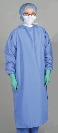 Blockade - Surgical Gown with Towel Large Ceil Blue Sterile Reusable - Medline - MDT012086L