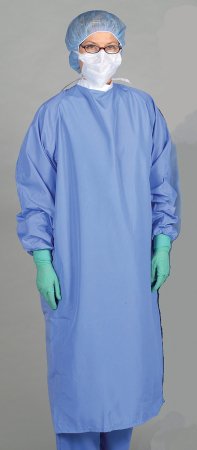 Blockade - Surgical Gown with Towel Large Ceil Blue Sterile Reusable - MDT012086L