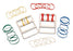 CanDo - Rubber Band Hand Exerciser Tan / Yellow / Red / Green / Blue 2X-Light to Heavy Resistance - 10-1800