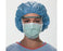 O&M Halyard Inc FluidShield Level 1 Fog-Free Surgical Mask Pleated Tie Closure One Size Fits Most Green - 28806