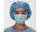 FluidShield - Surgical Mask Anti-fog Foam Pleated Tie Closure One Size Fits Most Green NonSterile ASTM Level 1 Adult - 28806