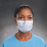 O&M Halyard Inc FluidShield Level 2 Fog-Free Surgical Mask Pleated Earloops One Size Fits Most Orange - 28821