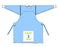 Welmed Endoscopy Procedure Gown Large Unisex AAMI Level 3 NonSterile Blue - 9100-220U