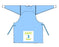 Welmed - Endoscopy Procedure Gown X-Large Blue NonSterile AAMI Level 3 Disposable - 9100-220XL