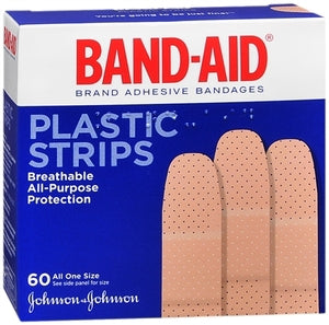 Band-Aid - Adhesive Strip 1 X 3 Inch Plastic Rectangle Tan Sterile - 10381370056352