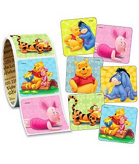 Medibadge - 100 per Unit Pooh and Pals Sticker - VL113