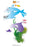 Clinton Industries Sea Life Wall Sticker - 08-CC
