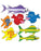 Clinton Industries School of Fish (Right Facing) Wall Stickers - 07-CC-R