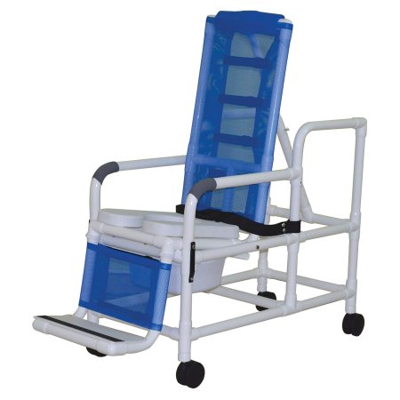 Mjm International Reclining Shower Chair Tilt-N-Space Pvc Frame - 193-TIS-SQ-PAIL