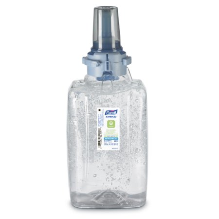 GOJO Purell Advanced Hand Sanitizer 1,200 mL Ethyl Alcohol Gel Dispenser Refill Bottle - 5456-04