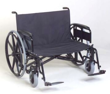 Gendron Regency XL 2000 Bariatric Wheelchair Heavy Duty Desk Length Arm Removable Arm Style Mag Wheel Black 34 Inch Seat Width 700 lbs. Weight Capacity - 6734-18-61-29
