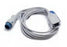 Mindray USA - Extension Cable 4mm dia. X 8 Foot, Blue/Grey, TPU Jacket, 7-Pin, Reusable, Single Patient Use Sensors, DB9 Female Sensor End, Round 7-Pin Machine End Connector For DPM 6, DPM 7 Patient Monitor - 0010-20-42710