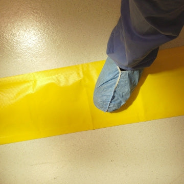 Safe Cord - Safety Floor Strip Yellow, Adhesive, 9 X 28 Inch, Disposable - 71-4311