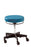 5300 Series - Hydraulic Stool Backless Pneumatic Height Adjustment 5 Casters Black - 5340-BLK