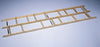 Bailey - Foot Placement Ladder 23-1/2 X 92 Inch Natural - 210